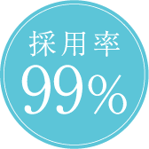 採用率99%